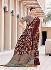 KAVIRAA New Exclusive Fancy Wear Georgette Printed Designer Saree Collection